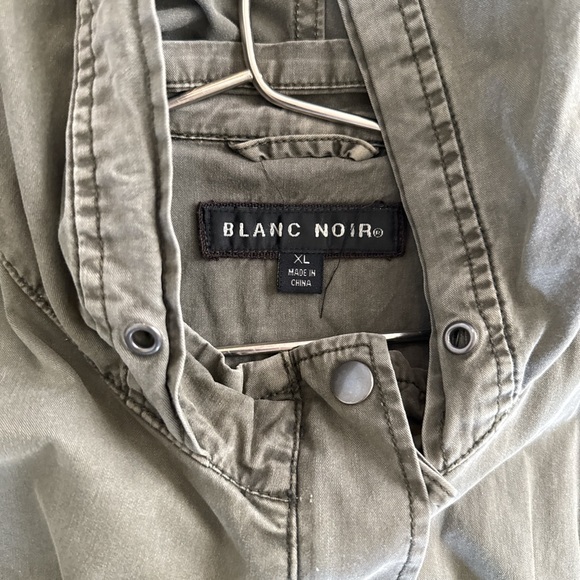 Blanc Noir green Hooded Jacket XL - Picture 2 of 7